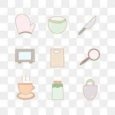 Kitchen Cute Icon Png Vector Psd And