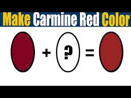Color Mixing To Make Carmine Red
