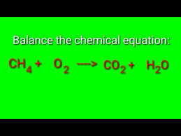 Balancing Ch4 O2 Co2 H2o Reaction
