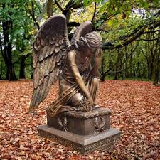Outdoor Memorial Angel Statue Cast