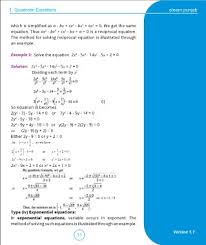 Page 11 10 Math 1 Quadratic Equations