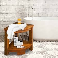 Teak Wood Shower Bench Waterproof
