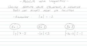 Absolute Value Inequalities Problem 5