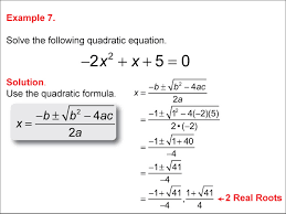 Math Example Quadratics The Quadratic