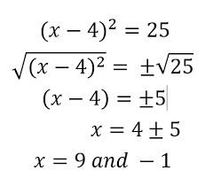 Chapter 7 Quadratic Equations And