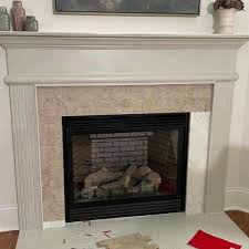 Stick On Tiles Update Your Fireplace