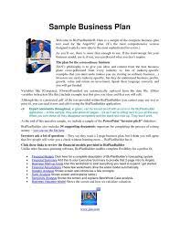 Business Plan Template Word