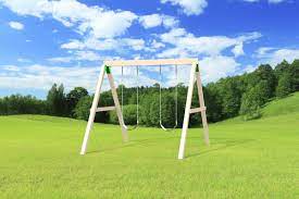 outdoor swing set the swing beam jeux