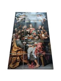 Religious Wall Art Tile Mural