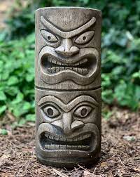 Concrete Tiki Totem Statue Cement Tiki