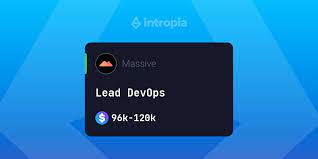 Lead Devops At Massive By Intropia
