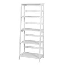 Tier Ladder Wood Triangle Shelf