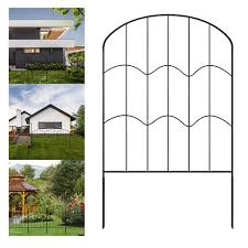 Bolehdeals Garden Fence Panel Metal