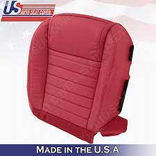 Driver Bottom Red Leather Seat Cover