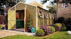 Pressure Treated Tall Garden Apex Shed