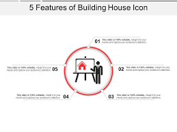 5 Features Of Building House Icon