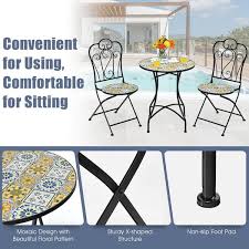 Mosaic Outdoor Bistro Table