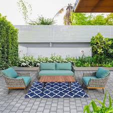 Higreen Outdoor Kingston 4 Piece Woven