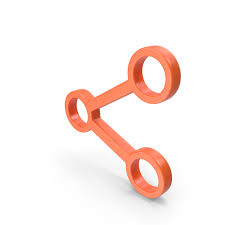 Orange Share Outline Icon Png Images