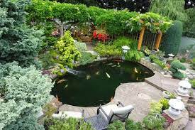 Japanese Paradise With Koi Pond