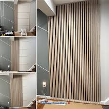 Acoustic Slatted Wood Wall Panels