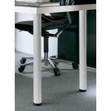 Hettich 2 3 8 In Adjustable 28 In White Steel Table Leg Set Of 4