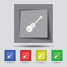 Acoustic Guitar Icon Displayed