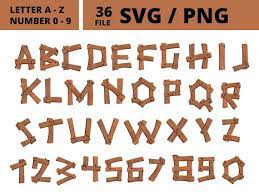 Wood Letters Clipart