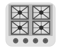 Kitchen Appliances Floor Plan Symbols Oven