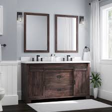 Dual Sink Barn Door Bathroom Vanity