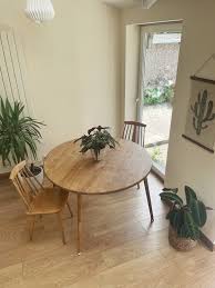 Round Dining Table Solid Wood Circular