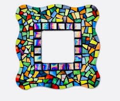 8x8 Wiggle Picture Frame Diy Mosaic Kit