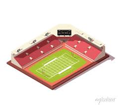 American Football Stadium Vector