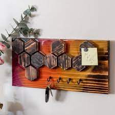 Diy Wall Key Holder With Magnetic Tiles