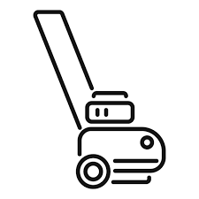 Automatic Floor Scrubber Icon Outline