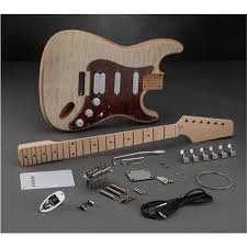 Quilted Maple Electric Guitar Kit