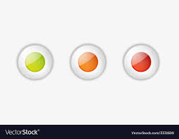 Green Orange And Red Color Vector Image
