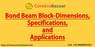 cmu bond beam block dimensions