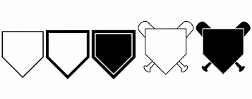 Baseball Home Plate Icon Images