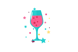 Birthday Glasses Flat Icon Graphic By
