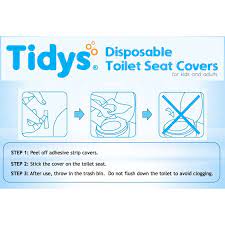 Tidys Disposable Toilet Seat Covers