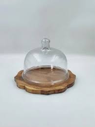 Glass Dome With Wooden Base At Rs 450