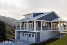 Adorable Hillside Cottage House Plans