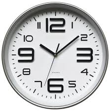 12 Inches Printed Clock Battery Operate