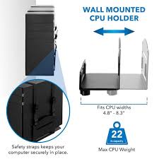 Mount It Dual Monitor Wall Mount Workstation