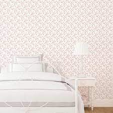 Secret Garden Off White And Pink Delicate Flower Trail Non Woven Non Pasted Wallpaper Roll Covers 57 75 Sq Ft