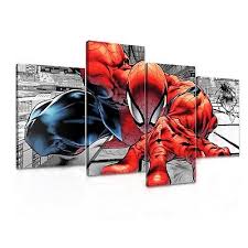 Spiderman Super Hero Canvas Comics Icon