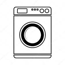 Washing Machine Icon Stock Vector By