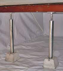 crawl space support posts in rockford