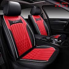 Black Luxury Pu Leather Car Seat Cover